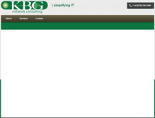 Tablet Screenshot of kbgnet.com